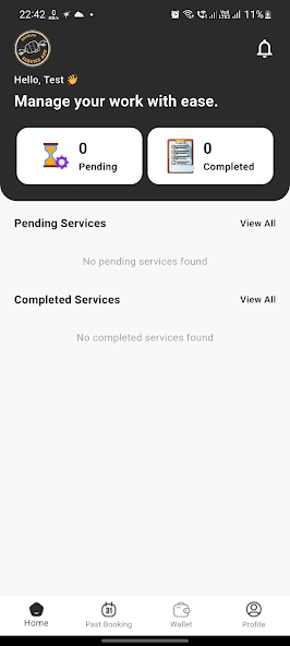 Service Provider App screenshot